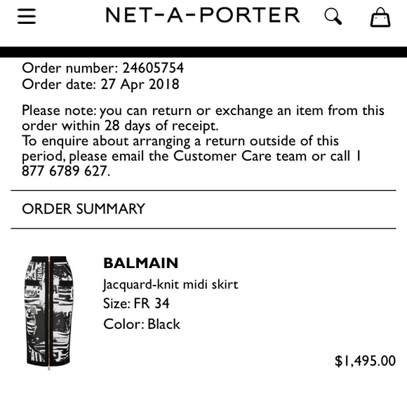 Jacquard-knit midi skirt - Picture 2 of 4